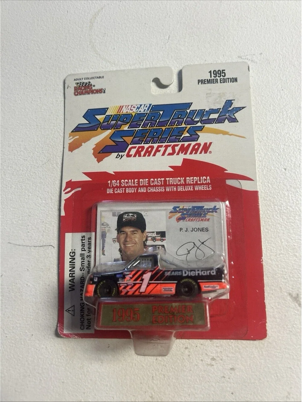 Racing Champs 1995 1/64 #1 P.J. JONES SEARS DIEHARD CRAFTSMAN Chevy Super Truck